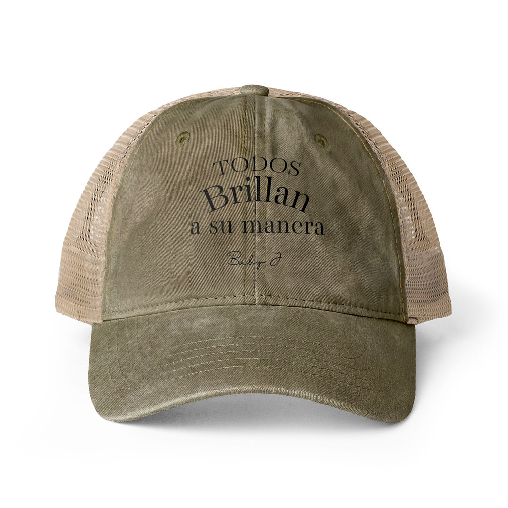 Women's Washed Mesh-Back Cap