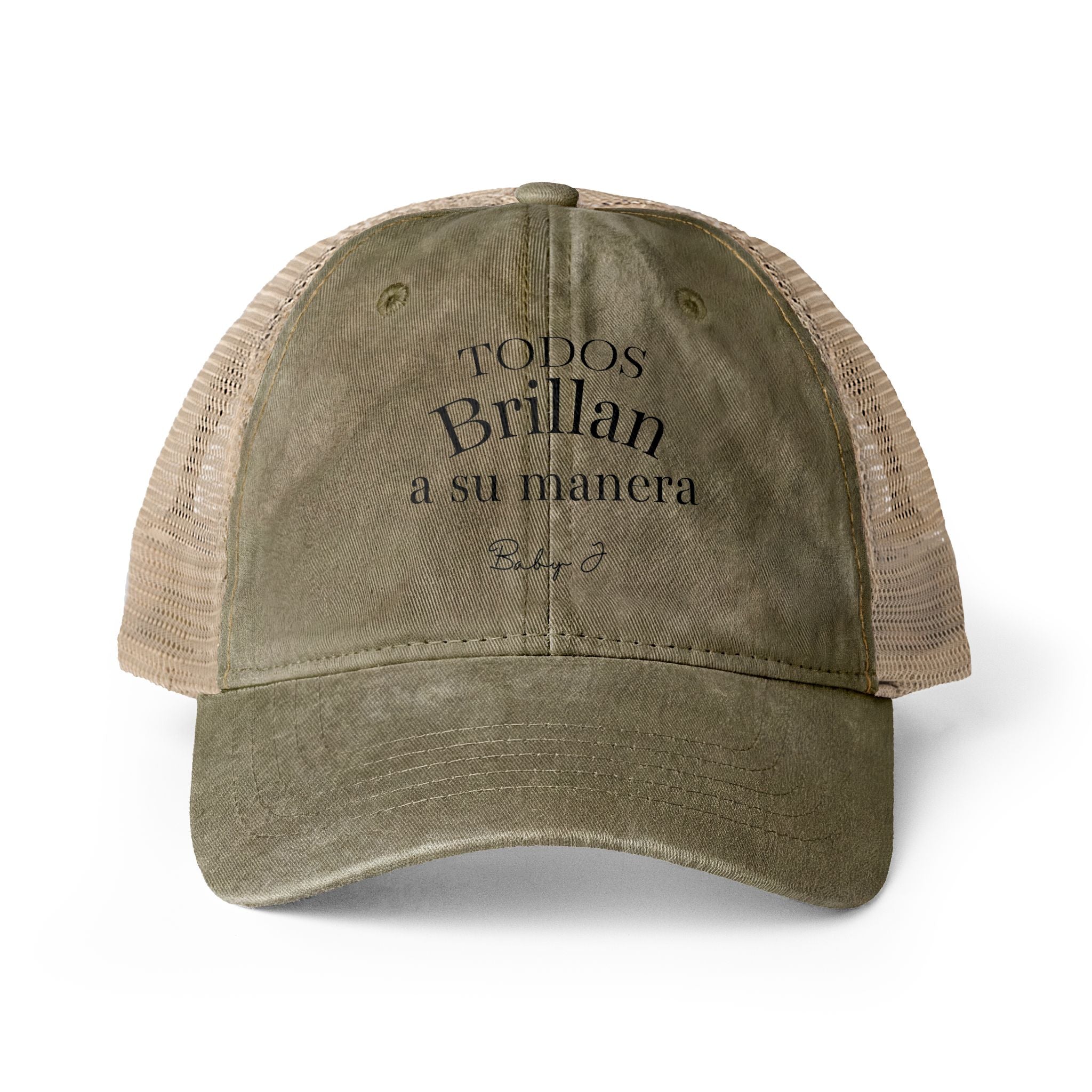Women's Washed Mesh-Back Cap
