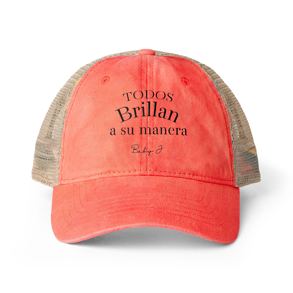 Women's Washed Mesh-Back Cap