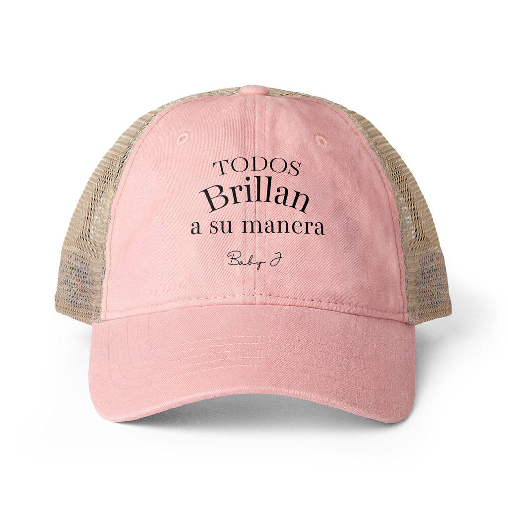 Women's Washed Mesh-Back Cap