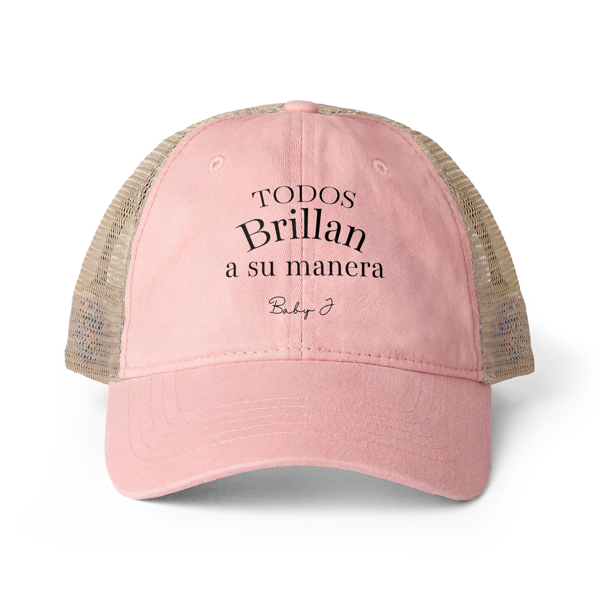 Women's Washed Mesh-Back Cap